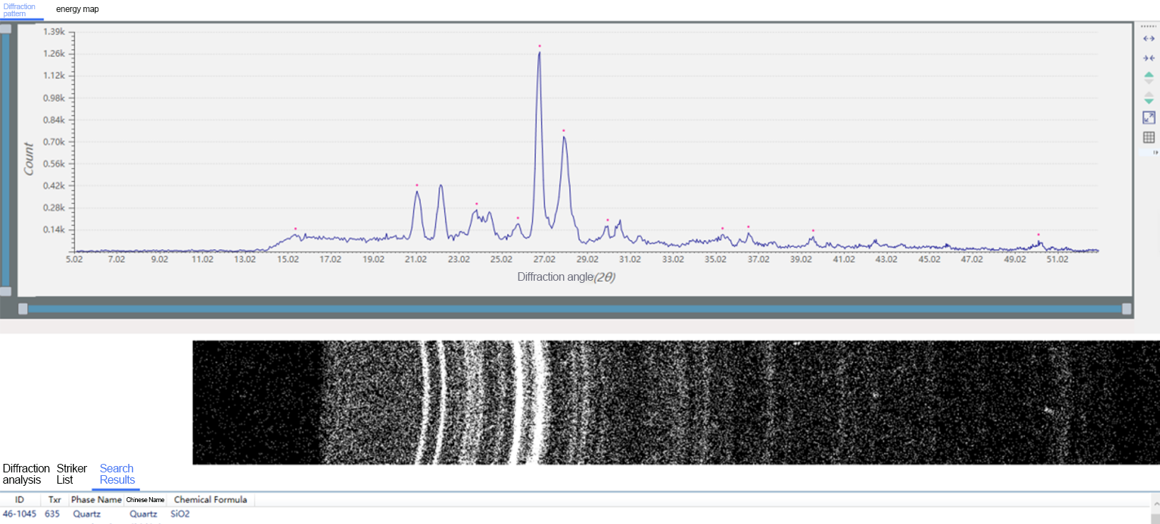 X-ray diffraction test report for minerals(图8)